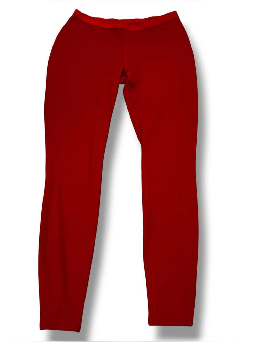 Patagonia Women Capilene Performance Baselayer Thermal Tights Leggings Red Sz S